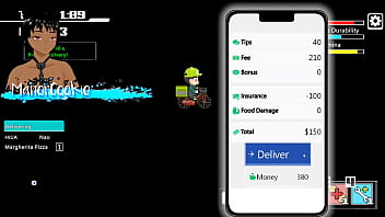 Delivery hot delivering packages and maybe getting something in return