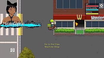 Delivery hot delivering packages and maybe getting something in return