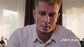 Beautiful european girlfriend helps boyfriend relax by giving him her tighter hole