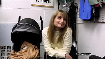 Evie tried to steal a bunch of sex toys but she ended getting fucked Evie tried to steal a bunch of sex toys but she ended getting fucked