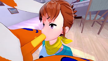 Renamon Fucks Rika Hard In All Her Holes thumbnail