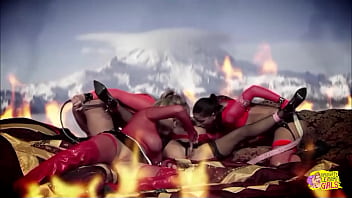 Super hot and horny soldier chicks fuck each other