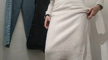 In the dressing room i can wear whatever i want