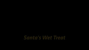 Santas naughty helpers is treated to a pissy christmas