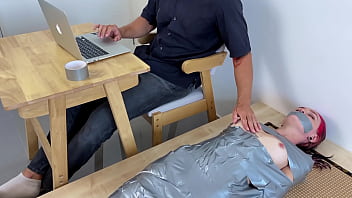 I wrapped her whole body in ducttape I wrapped her whole body in ducttape