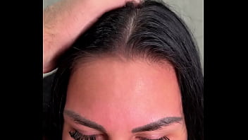 After a week without sex milf rides hard and swallows cum