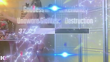 Goddess in sh unaware giantess vore destruction