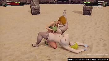 Karen vs bimbo nf3d female kinky combat