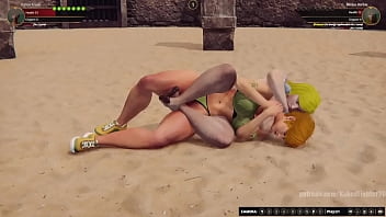 Karen vs bimbo nf3d female kinky combat