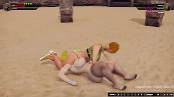 Karen vs bimbo nf3d female kinky combat