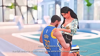 Professional basketball player fucks wife in their home court
