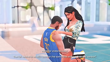 Professional basketball player fucks wife in their home court