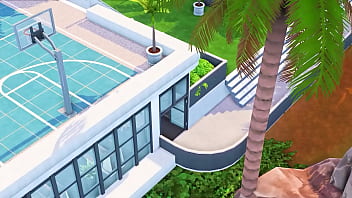 Professional basketball player fucks wife in their home court