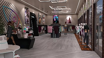 An exhibitionist girl undressed in public hentai kink maker