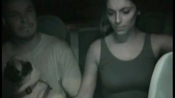 Columbian couple gets it on hard in a taxi