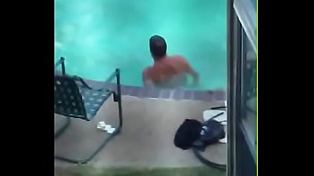 Omg i just met gets naked in my pool
