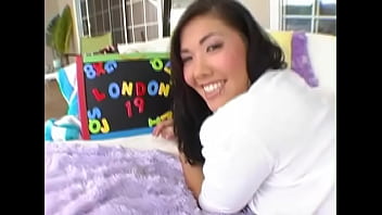 London keyes first timer super cute 19 yo asian big cock pov blowjob and cum facial