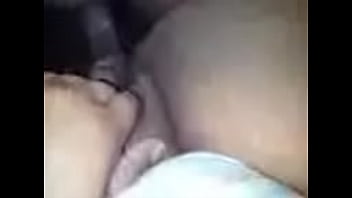 Wet pussy stroked deeply and roughly