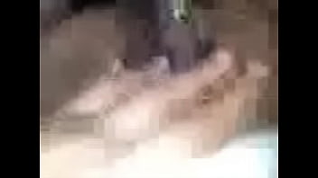 Wet pussy stroked deeply and roughly