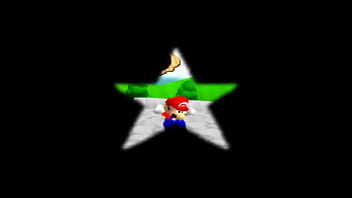 Mario from super mario 64 climbs on the castle and dies