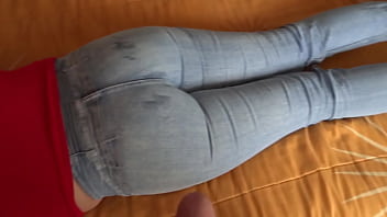 I pass my cock all over my stepmother's body and i cum in her big ass full of milk