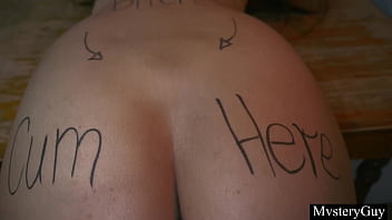 Slut training with a huge ass submissive who loves black cock