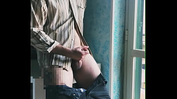 I jerk off in front of the window hoping someone sees me