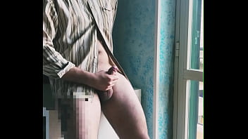 I jerk off in front of the window hoping someone sees me