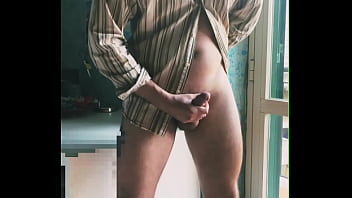 I jerk off in front of the window hoping someone sees me