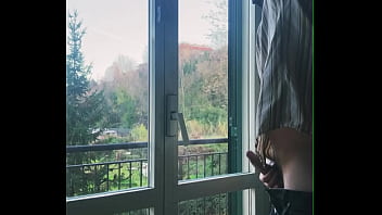 I jerk off in front of the window hoping someone sees me I jerk off in front of the window hoping someone sees me