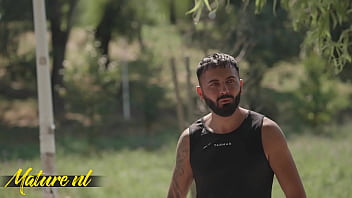 Big tits german milf susi is getting a foursome with three toyboys