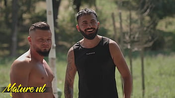 Big tits german milf susi is getting a foursome with three toyboys