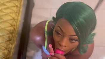 My roommate said she wanted to see why they call me throat fairy