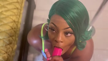 My roommate said she wanted to see why they call me throat fairy