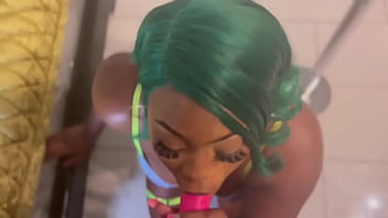 My roommate said she wanted to see why they call me throat fairy