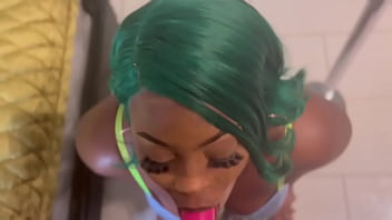 My roommate said she wanted to see why they call me throat fairy