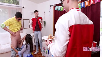 Helping boyfriend in every possible way