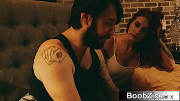 Wild couple fucking like crazy before going to sleep