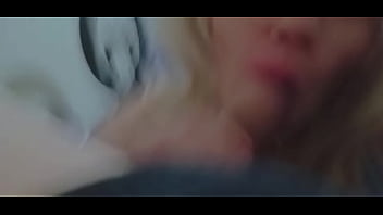 Hot blonde chick deep throats strong dick