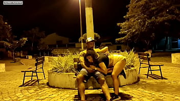 Fomos pego na hora que fizemos um sexo ao ar livre