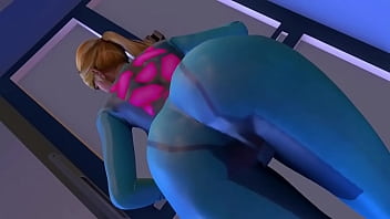 Samus y su culo y tetas grandes