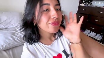 I get very creamy because i'm home alone