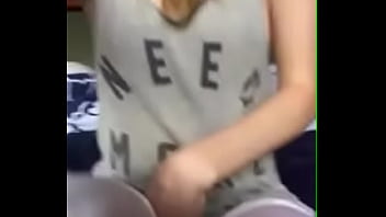 My girlfriend flashing first time