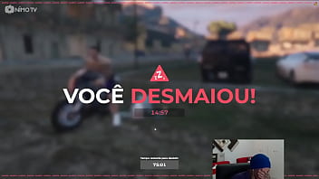 Fiquei de pau duro na garupa