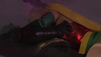 The jokester and batfuck lead a wild orgy with batchick and hoards of sluts