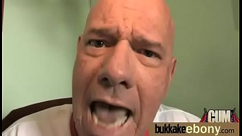 Black girl sucks many white cocks in redneck group 7