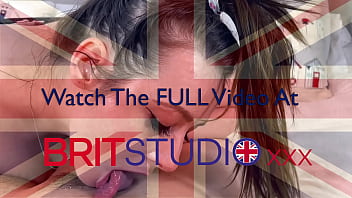 Hot british teen gives an epic blowjob