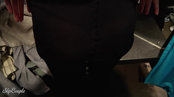 She couldn’t wait – wild changing room fuck during shopping trip