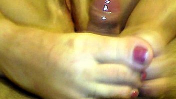 Fun cum with my wife pretty's feets