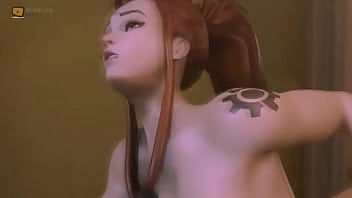 She fucked by behind in rough sex